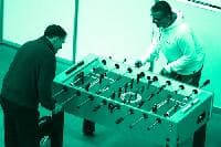 Tischfussball, eine Möglichkeit Komplexität zu verdrängen